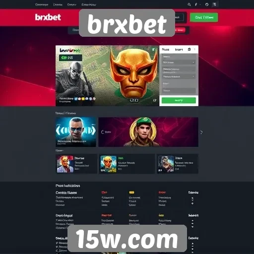 Análise da interface do site brxbet